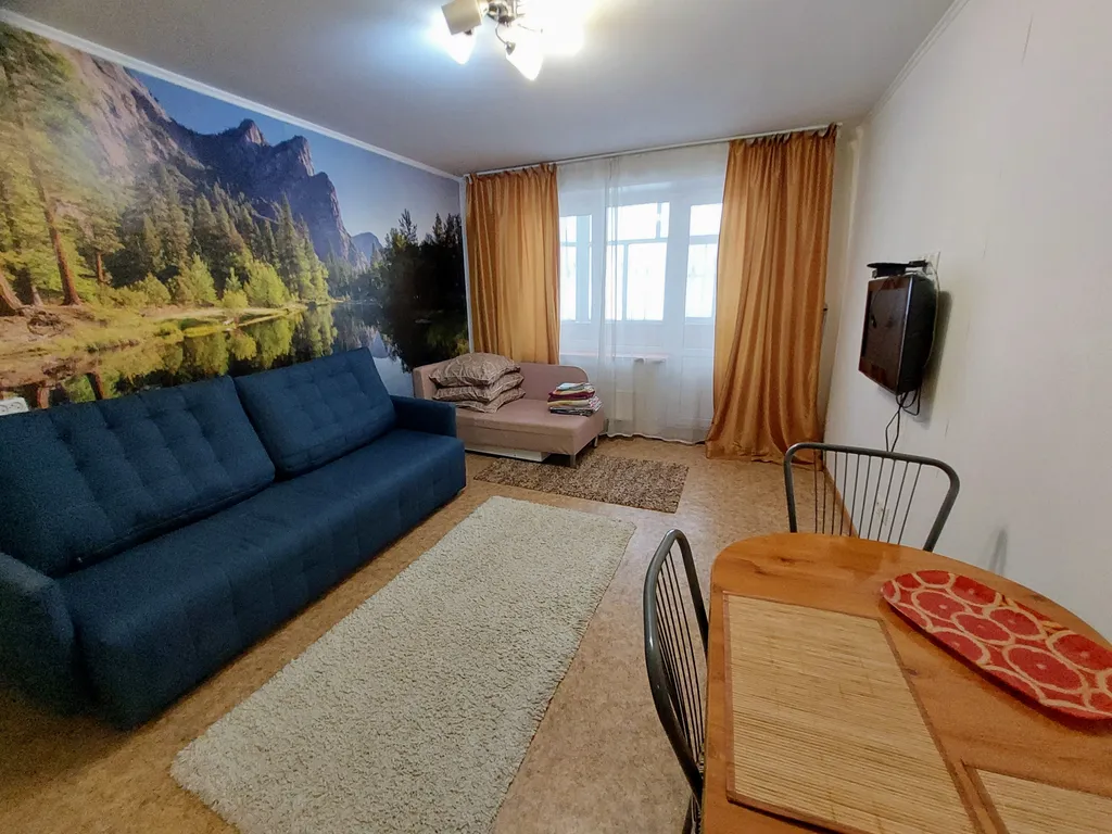 Квартира Студия с балконом на Московском тракте — аренда посуточно в Тюмень