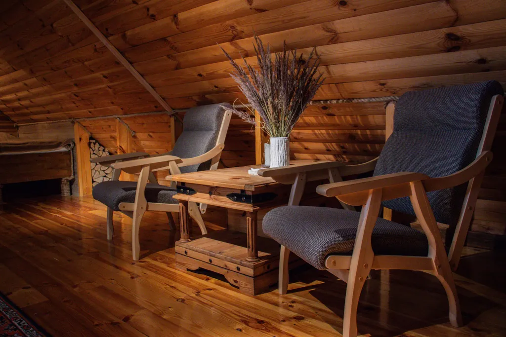 Дом-баня на высоком берегу Березины