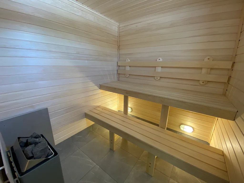 Светлый ХюггеДомик с сауной