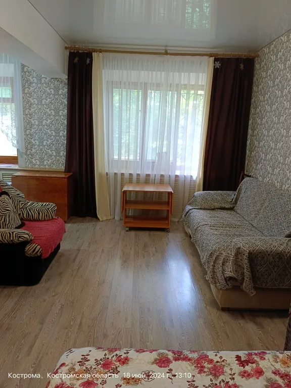 Двухкомнатная у Волги, 6 раздельных спальных мест