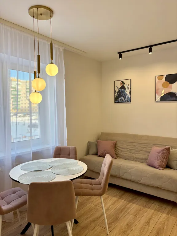 Двухкомнатная квартира рядом с аквапарком и ТЦ до 6 гостей