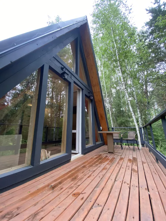 Комфортный дом Афрейм, в лесу, на семейной ферме Ак Су