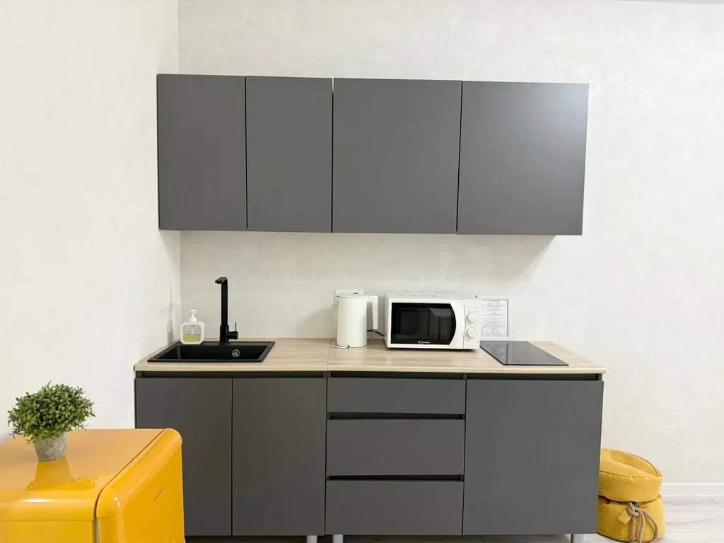 Квартира Квартира Уютная студия в комфортабельном микрорайоне Любимово — Краснодар