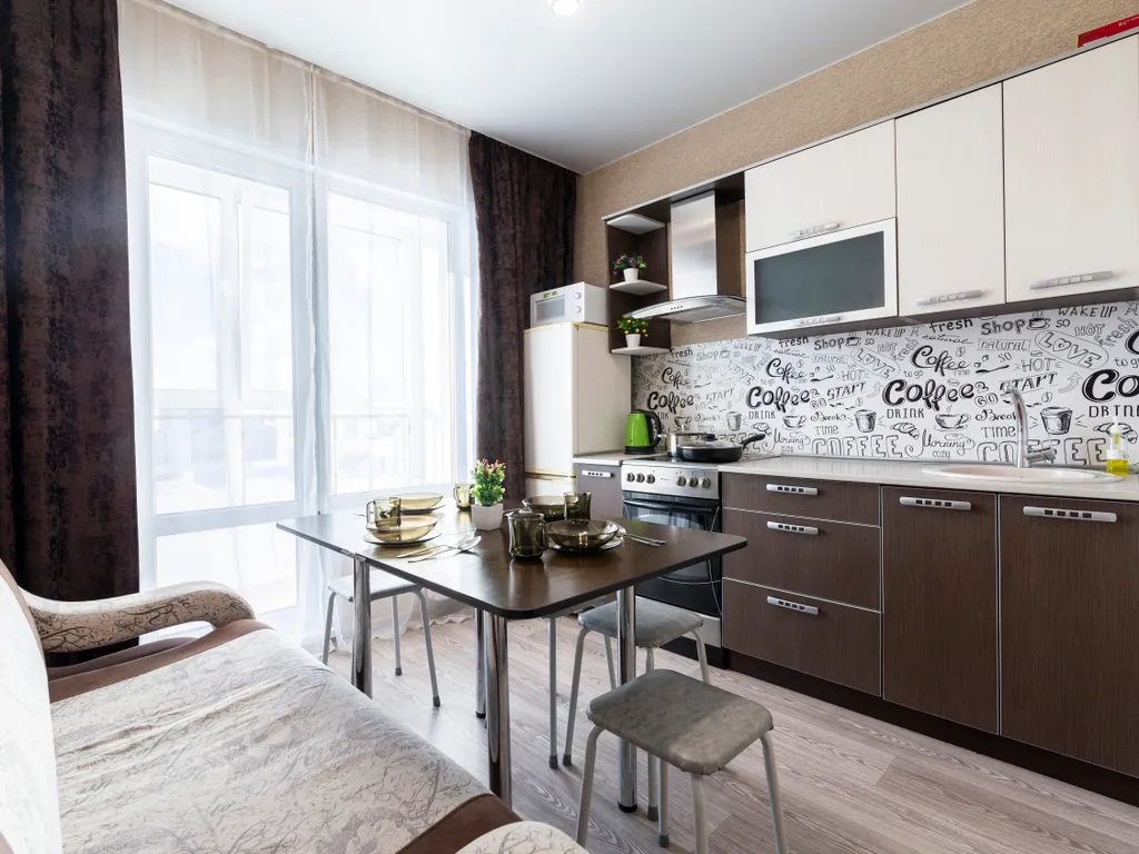 Однокомнатная квартира с видом на лес